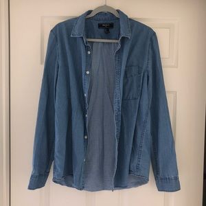 Boyfriend Style Denim Shirt